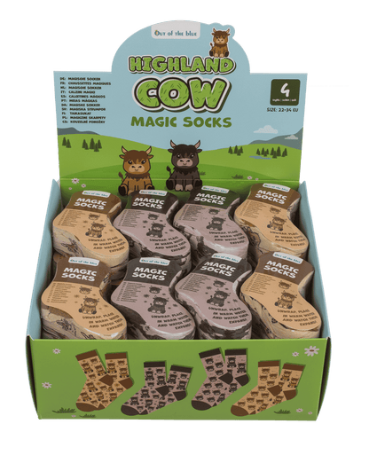 Magic kids socks, Highland Cow, 1 pair,