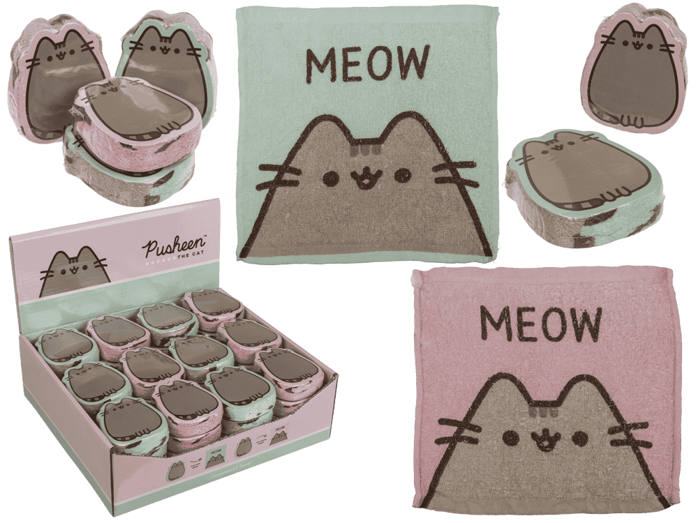 Magic cotton towel, Pusheen,