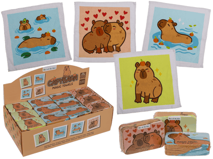 Magic cotton towel, Capybara,