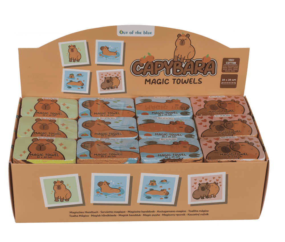Magic cotton towel, Capybara,