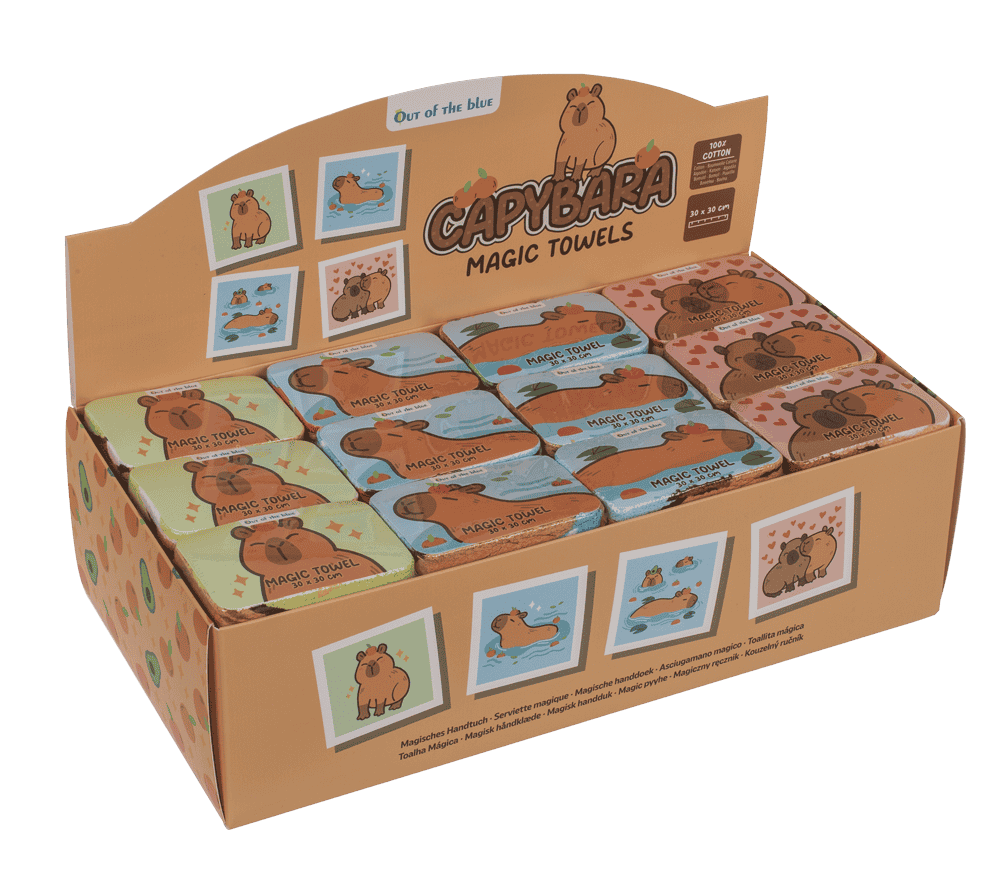 Magic cotton towel, Capybara,
