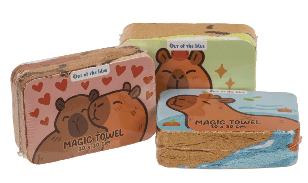 Magic cotton towel, Capybara,