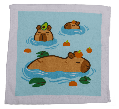 Magic cotton towel, Capybara,
