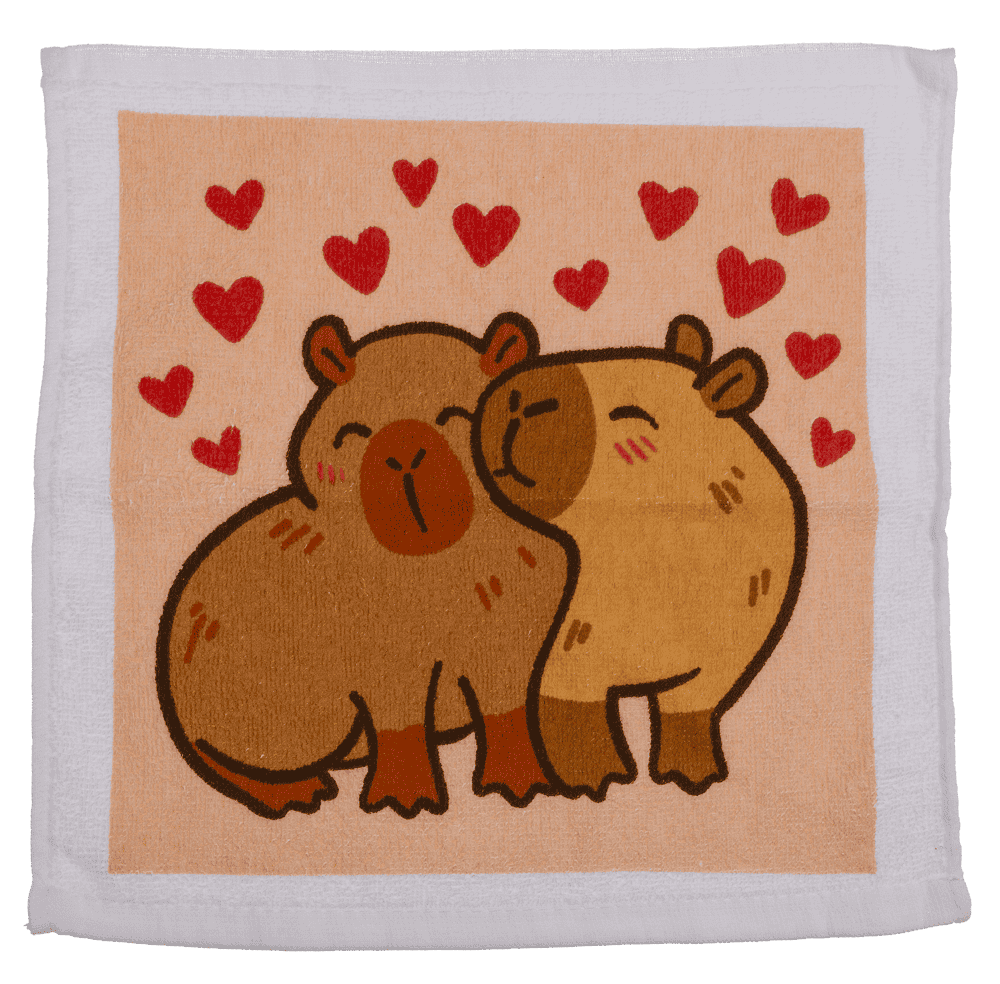 Magic cotton towel, Capybara,