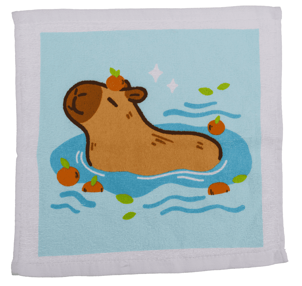 Magic cotton towel, Capybara,