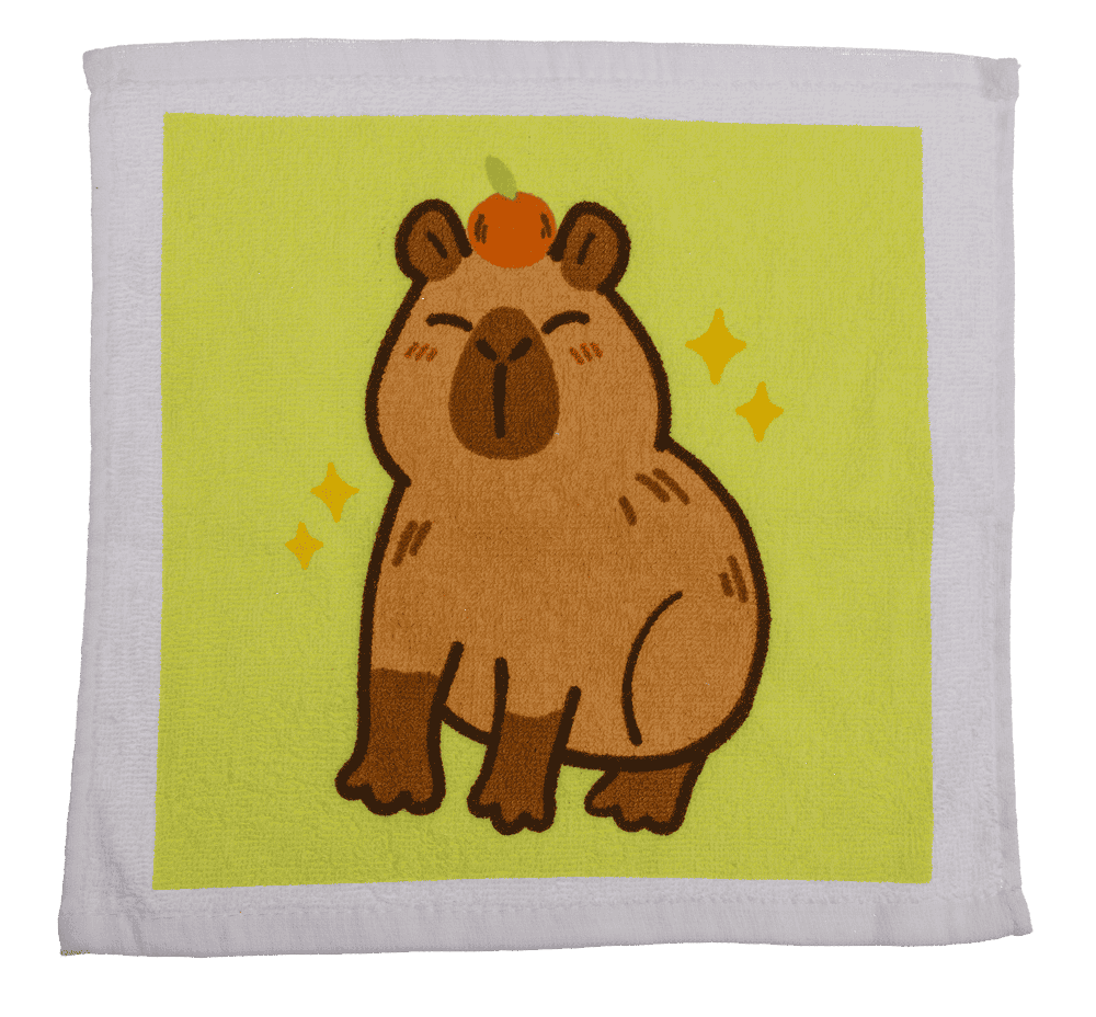 Magic cotton towel, Capybara,