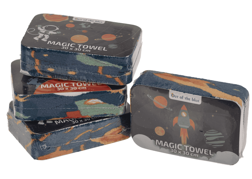 Magic cotton towel, space,