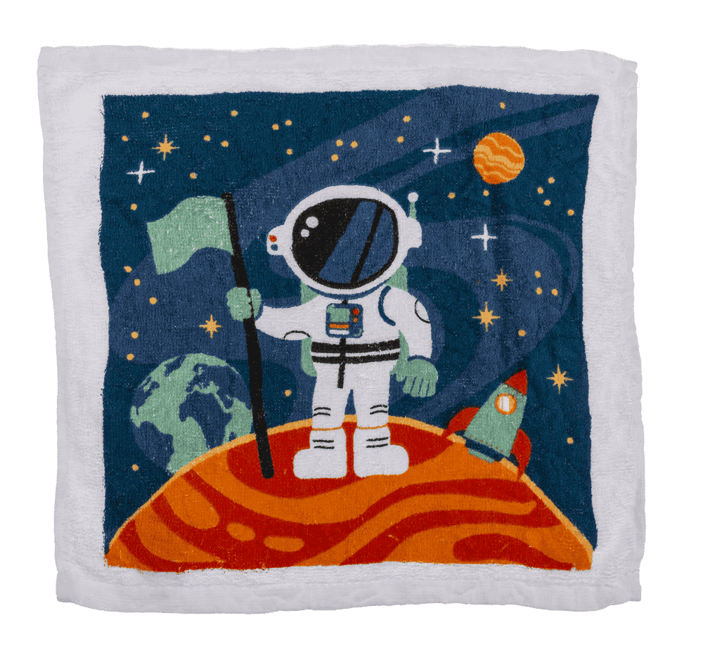 Magic cotton towel, space,