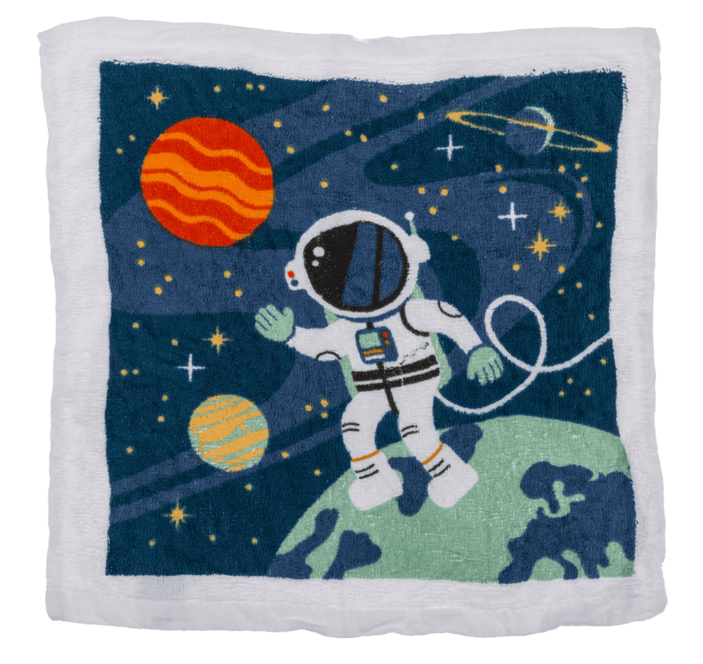 Magic cotton towel, space,