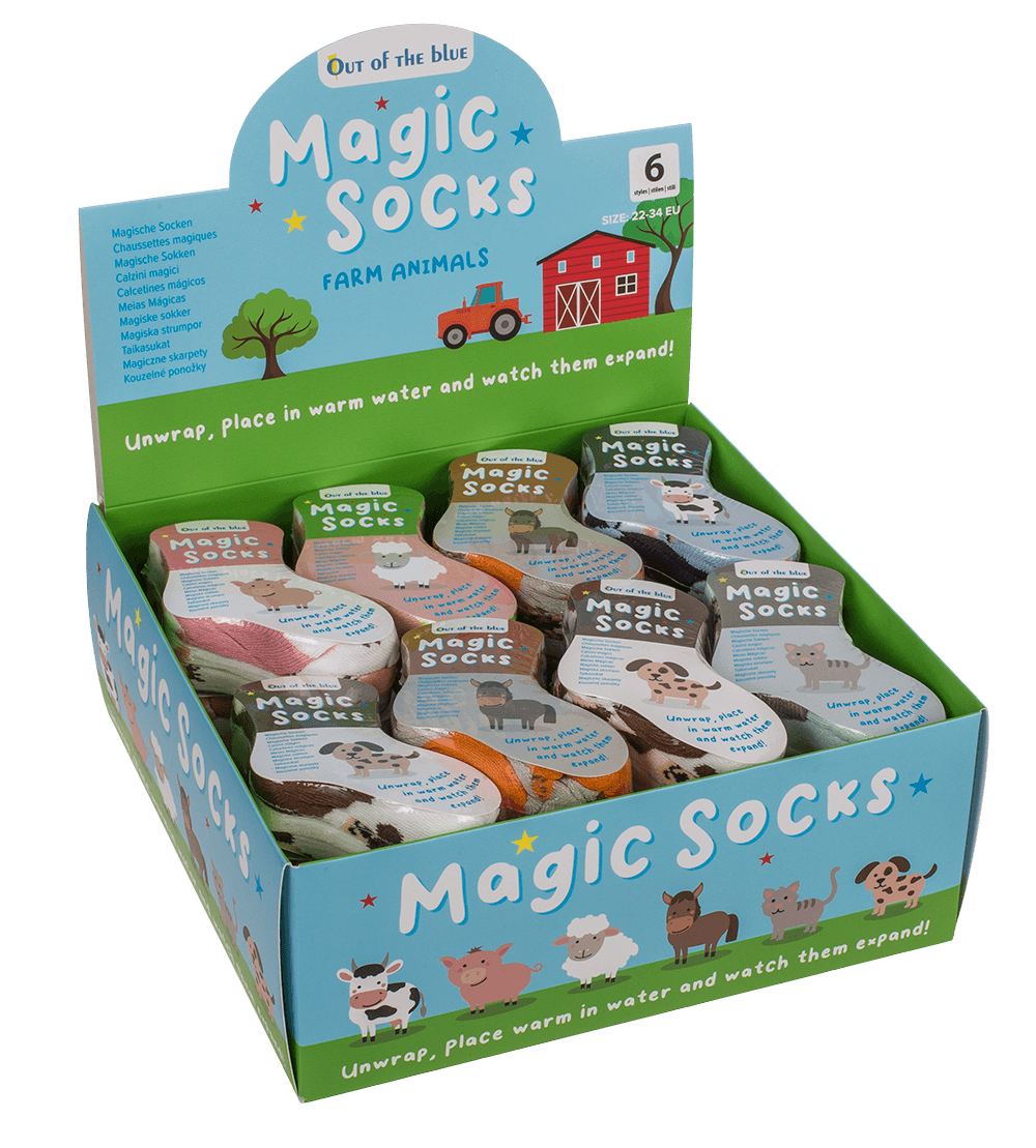 Magic kids socks, farm animals, 1 pair,