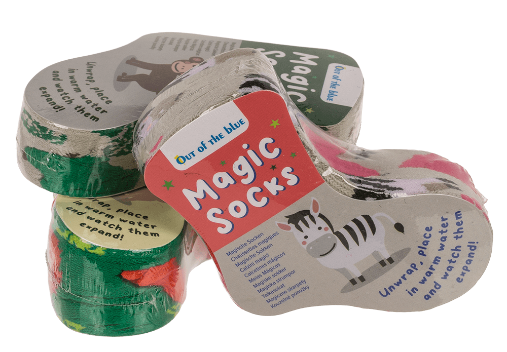 Magic kids socks, wild animals, 1 pair,