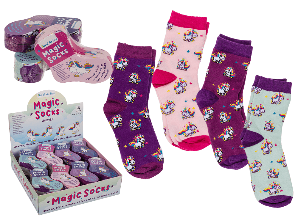 Magic kids socks, comic unicorn, 1 pair,