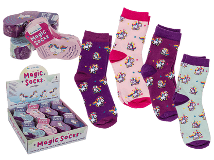 Magic kids socks, comic unicorn, 1 pair,