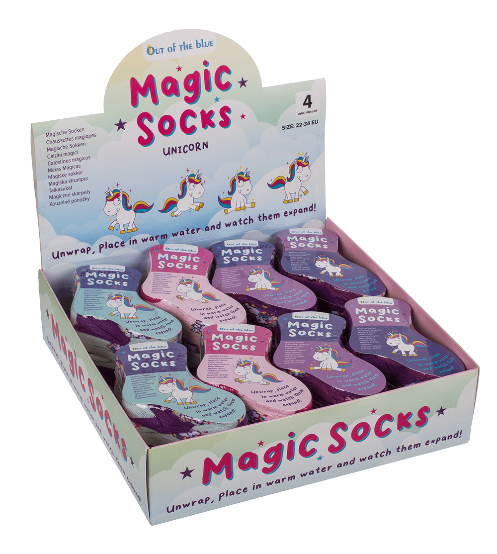 Magic kids socks, comic unicorn, 1 pair,
