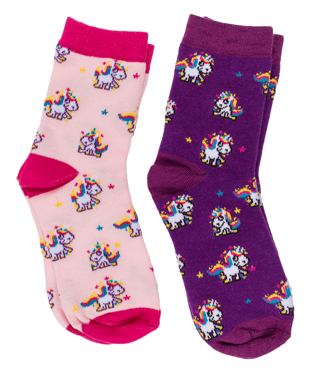 Magic kids socks, comic unicorn, 1 pair,