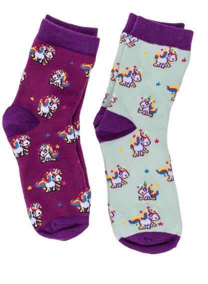 Magic kids socks, comic unicorn, 1 pair,
