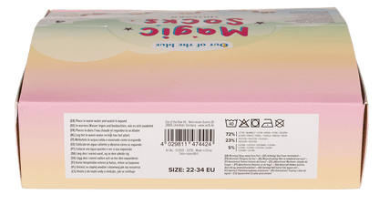 Magic kids socks, comic unicorn, 1 pair,