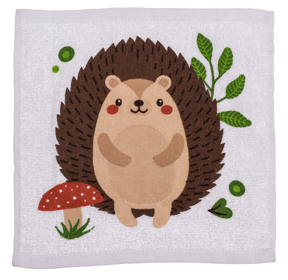Magic cotton towel, forrest animals,