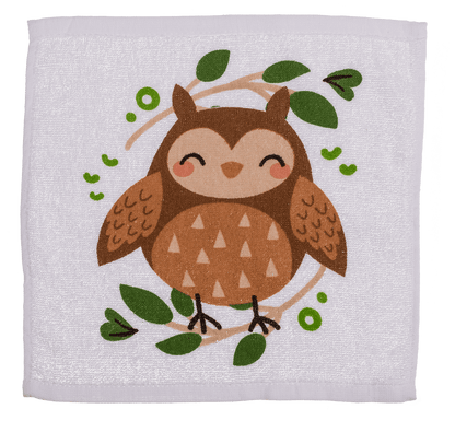 Magic cotton towel, forrest animals,