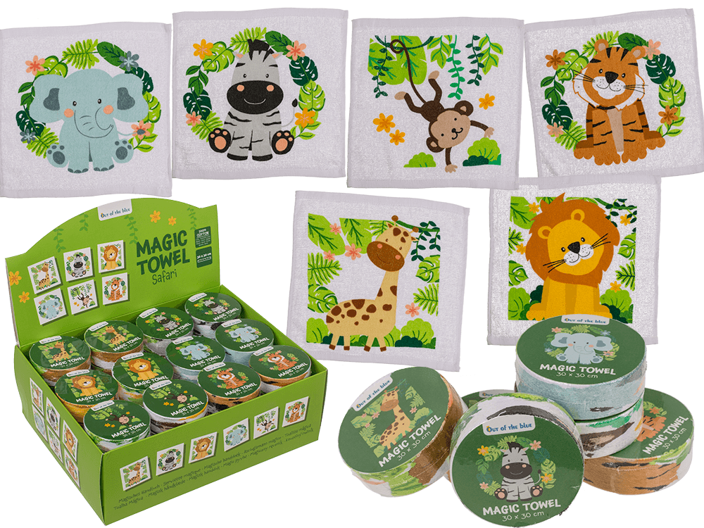Magic cotton towel, Safari,