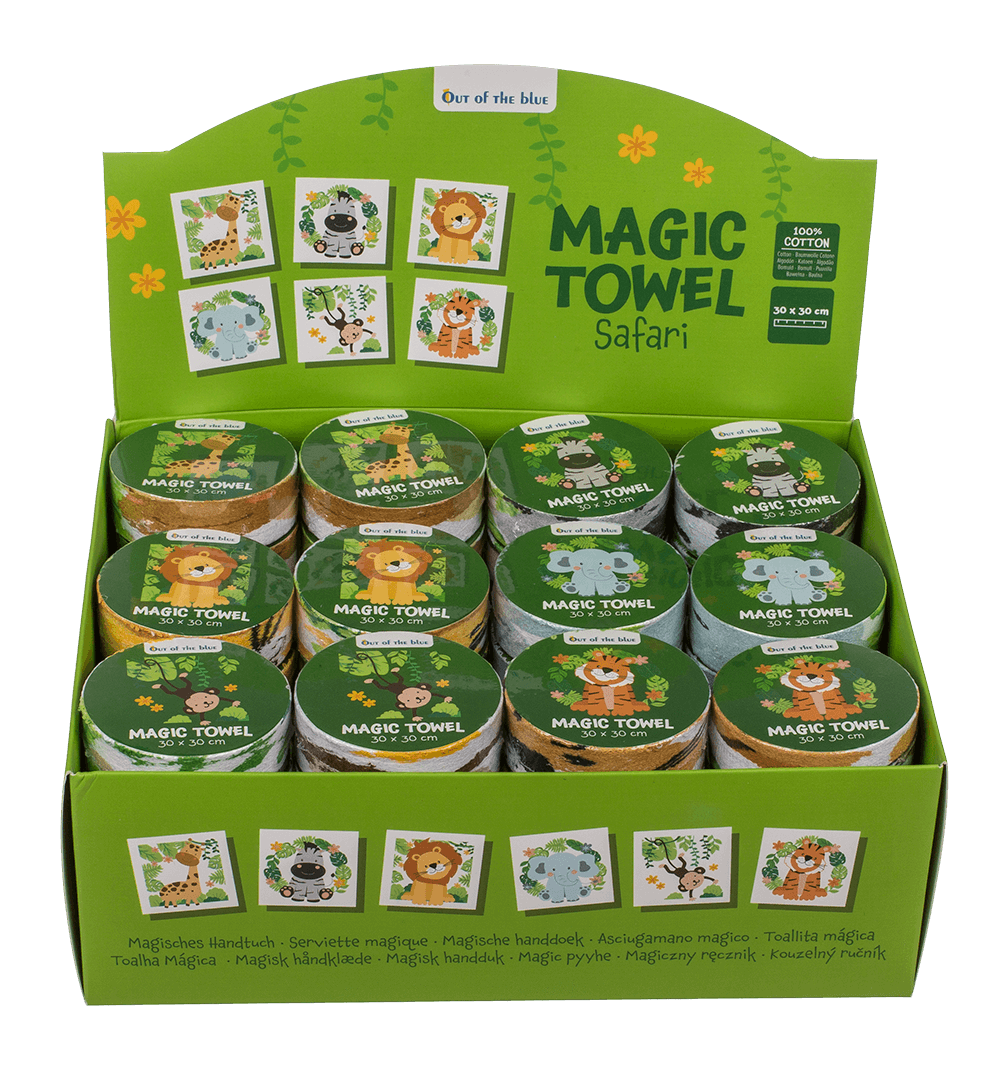 Magic cotton towel, Safari,