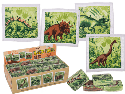 Magic cotton towel, Dinosaur,
