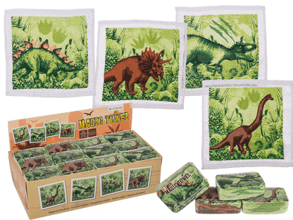 Magic cotton towel, Dinosaur,