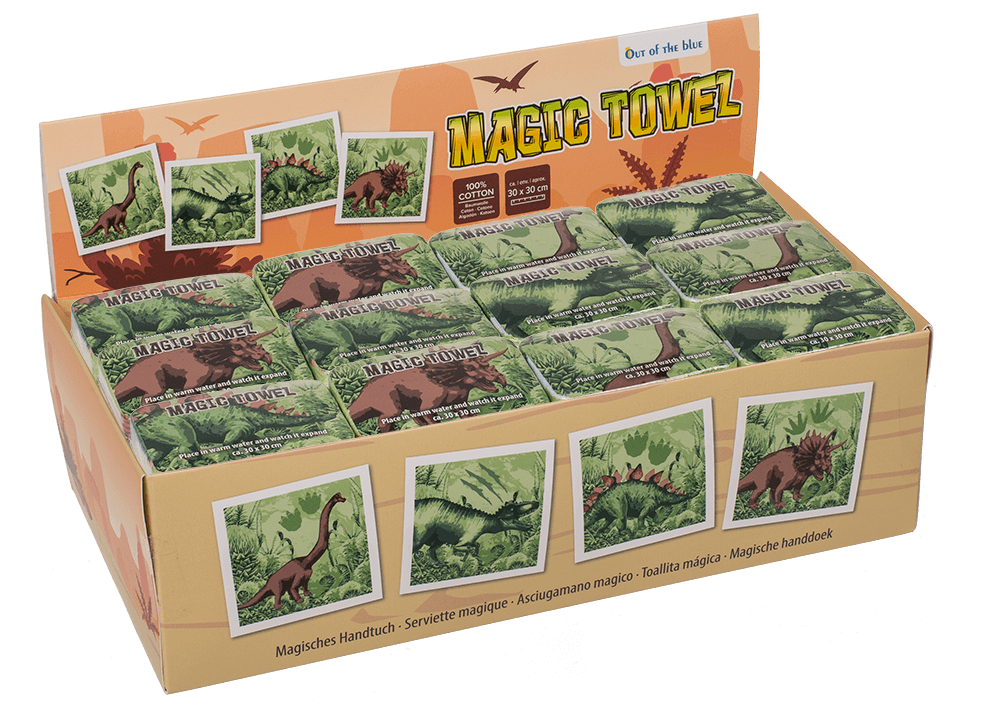 Magic cotton towel, Dinosaur,