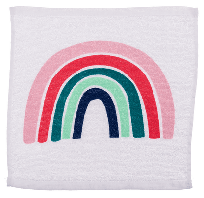 Magic cotton towel, rainbow,