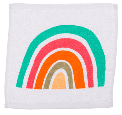 Magic cotton towel, rainbow,