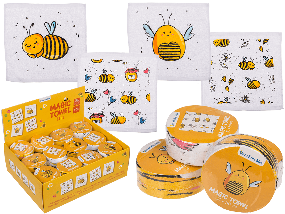 Magic cotton towel, Bee,