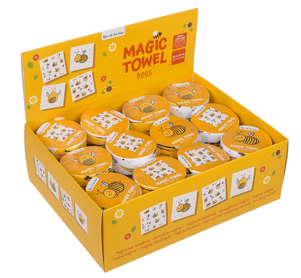 Magic cotton towel, Bee,