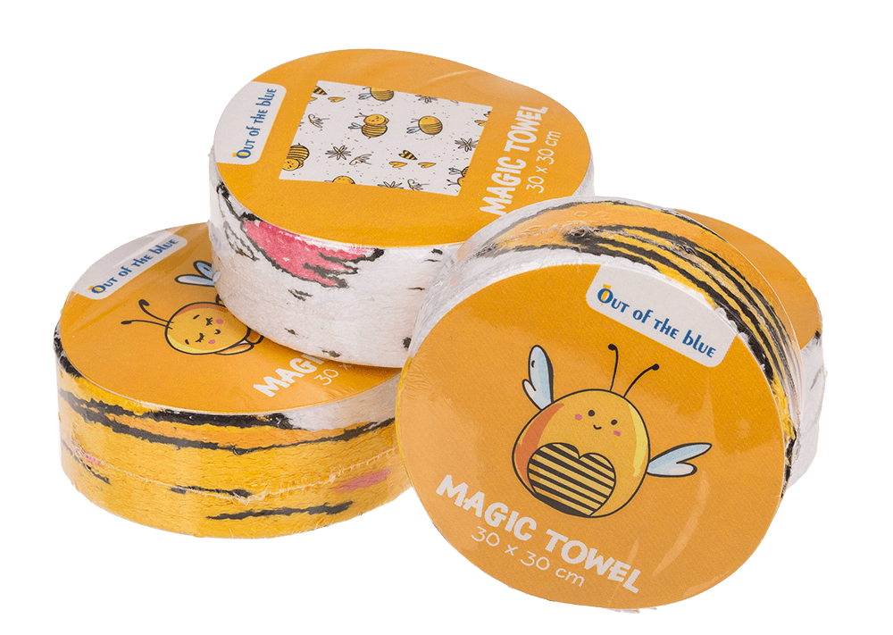 Magic cotton towel, Bee,