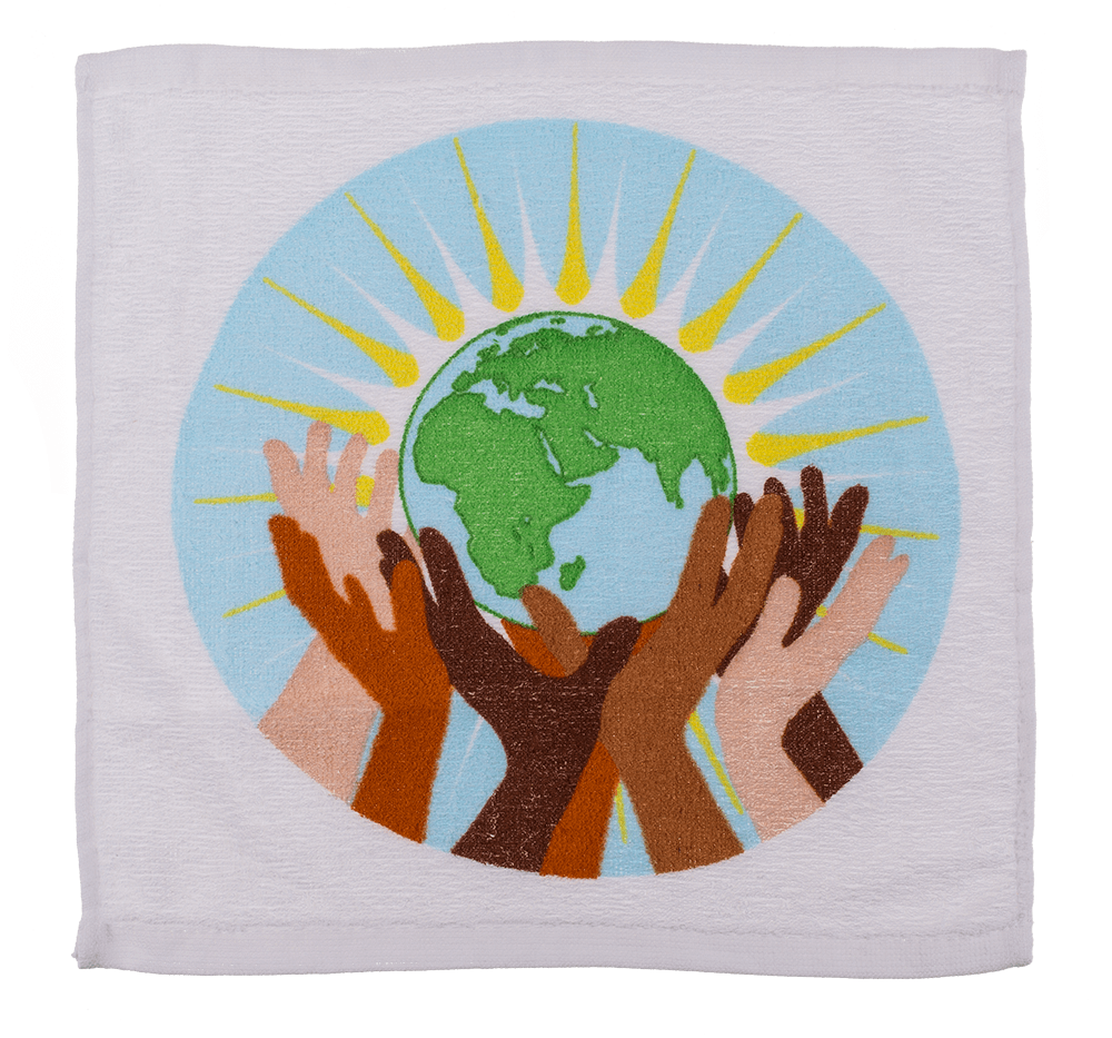 Magic cotton towel, Save the Planet,