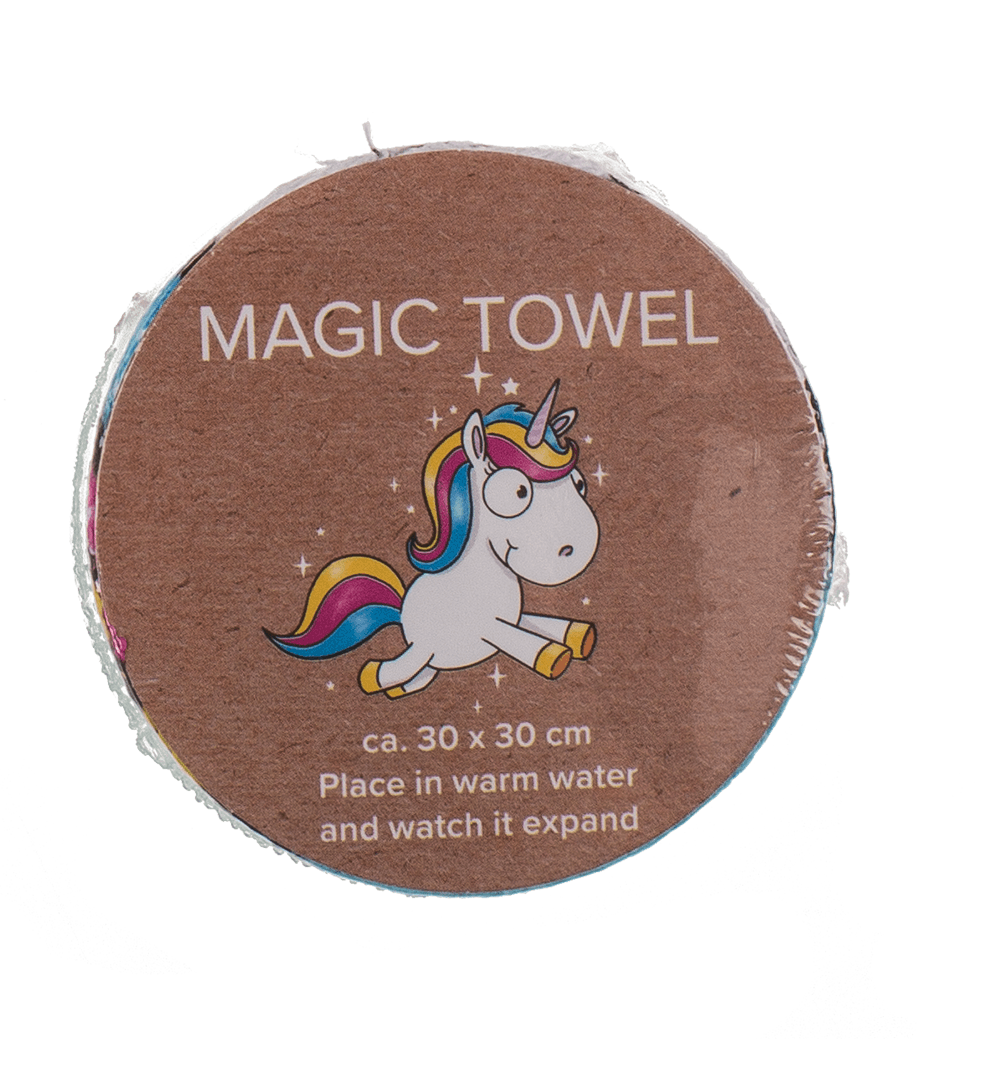 Magic cotton towel, Comic Unicorn,