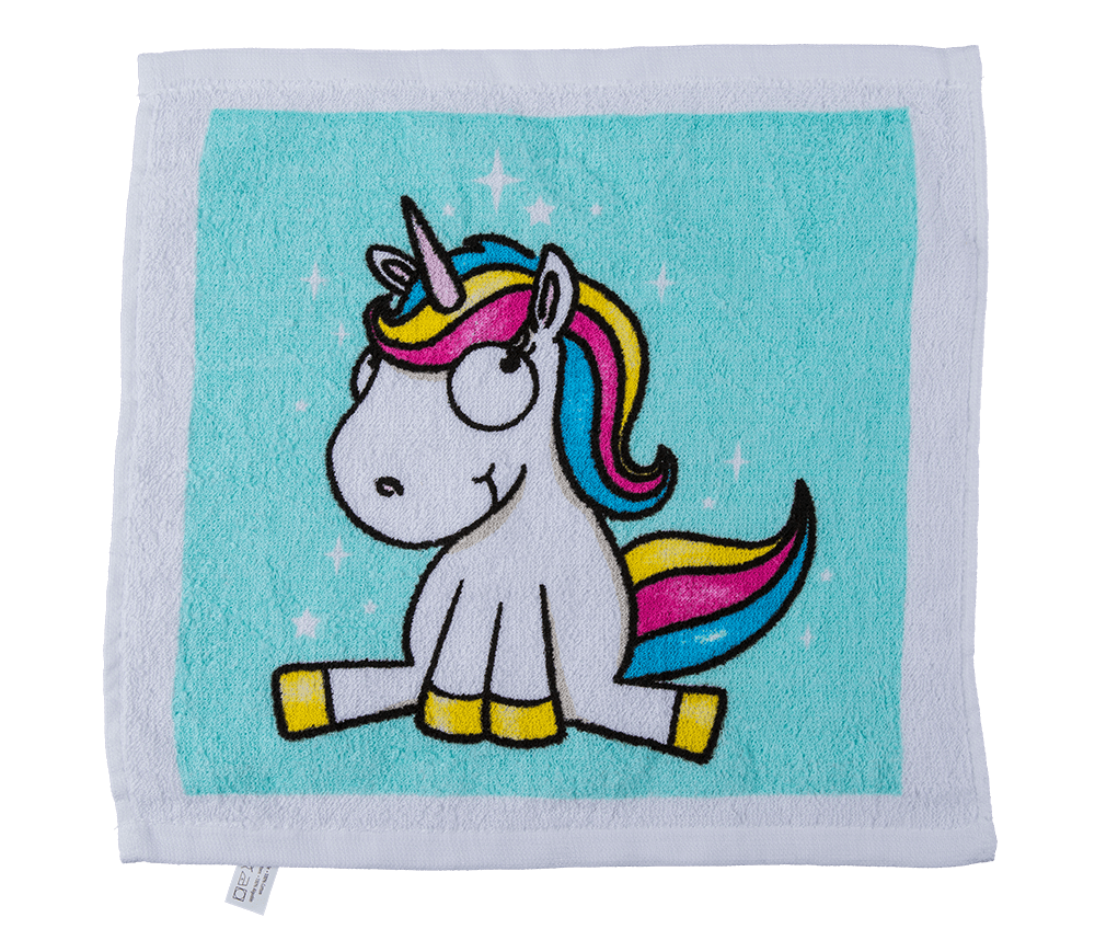 Magic cotton towel, Comic Unicorn,