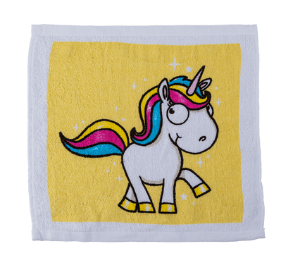 Magic cotton towel, Comic Unicorn,