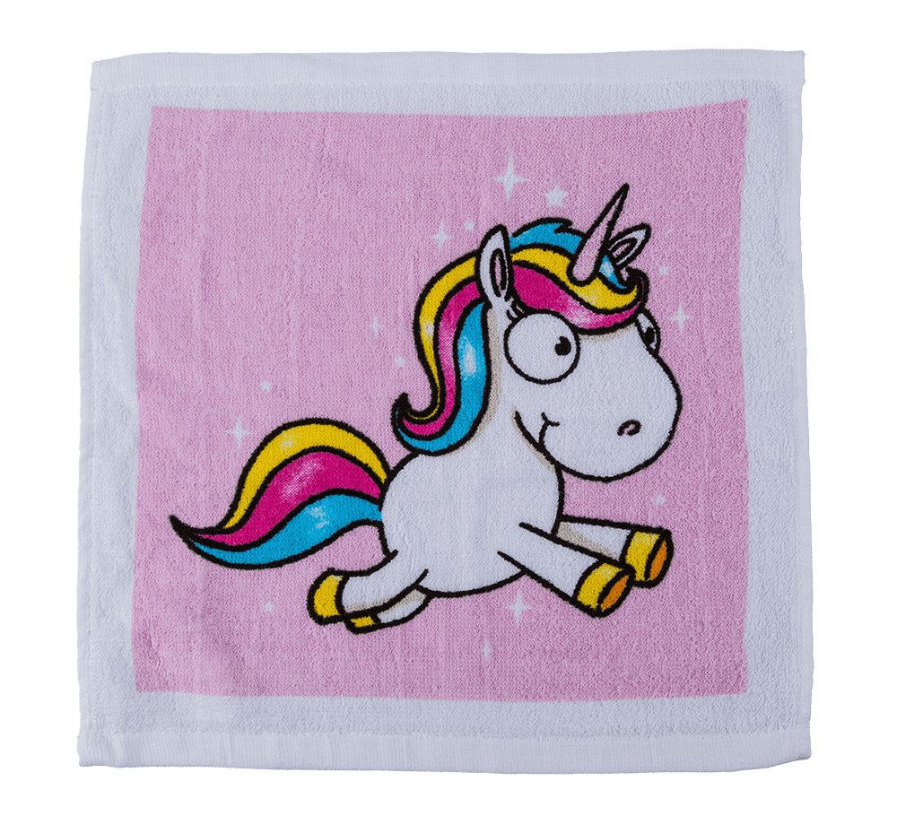 Magic cotton towel, Comic Unicorn,