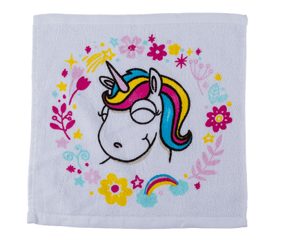 Magic cotton towel, Comic Unicorn,