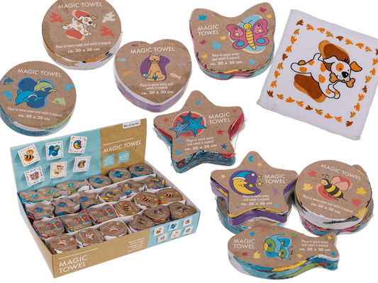 Magic cotton towel, Animals,
