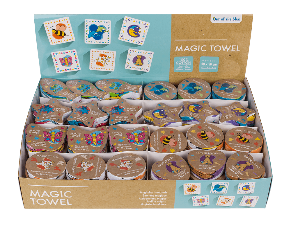 Magic cotton towel, Animals,