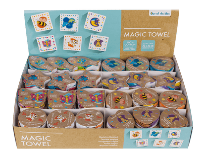 Magic cotton towel, Animals,