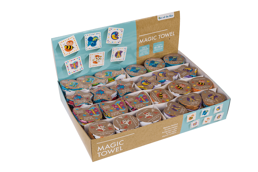 Magic cotton towel, Animals,