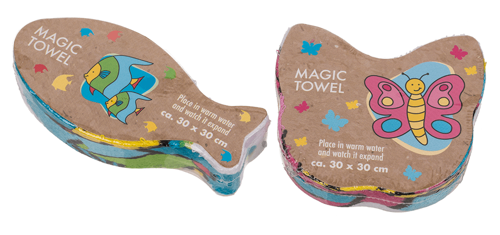 Magic cotton towel, Animals,