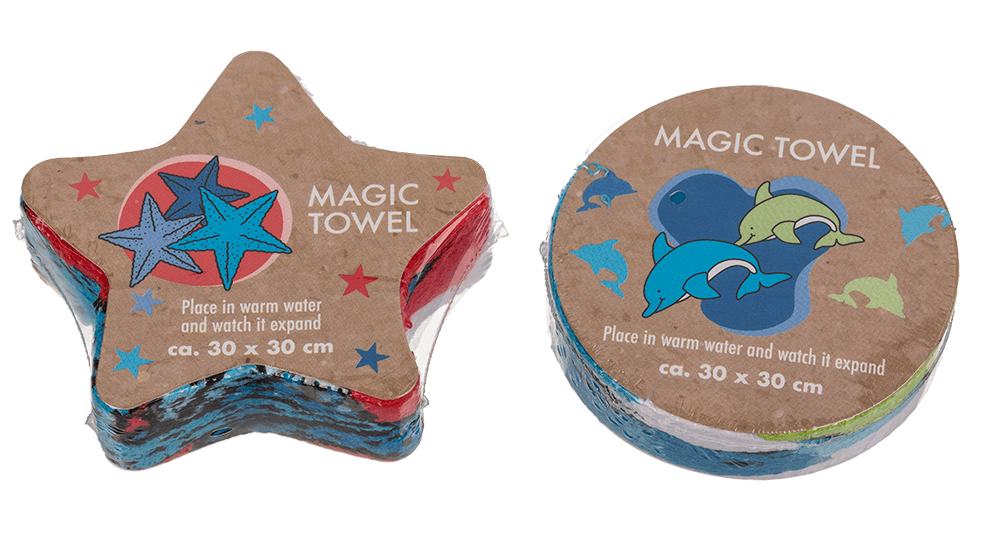 Magic cotton towel, Animals,