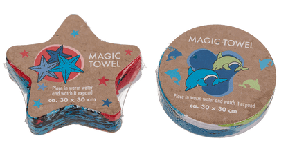 Magic cotton towel, Animals,