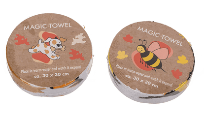 Magic cotton towel, Animals,