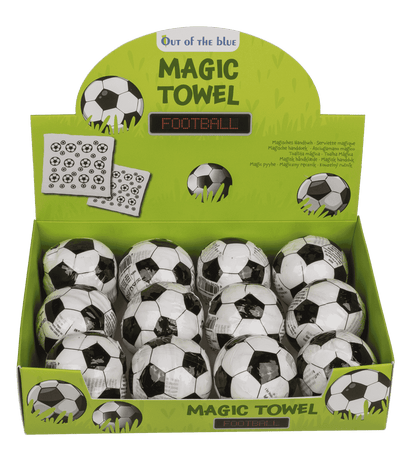Magic cotton towel, football,