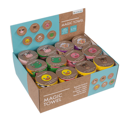 Magic cotton towel, Farm Animals,