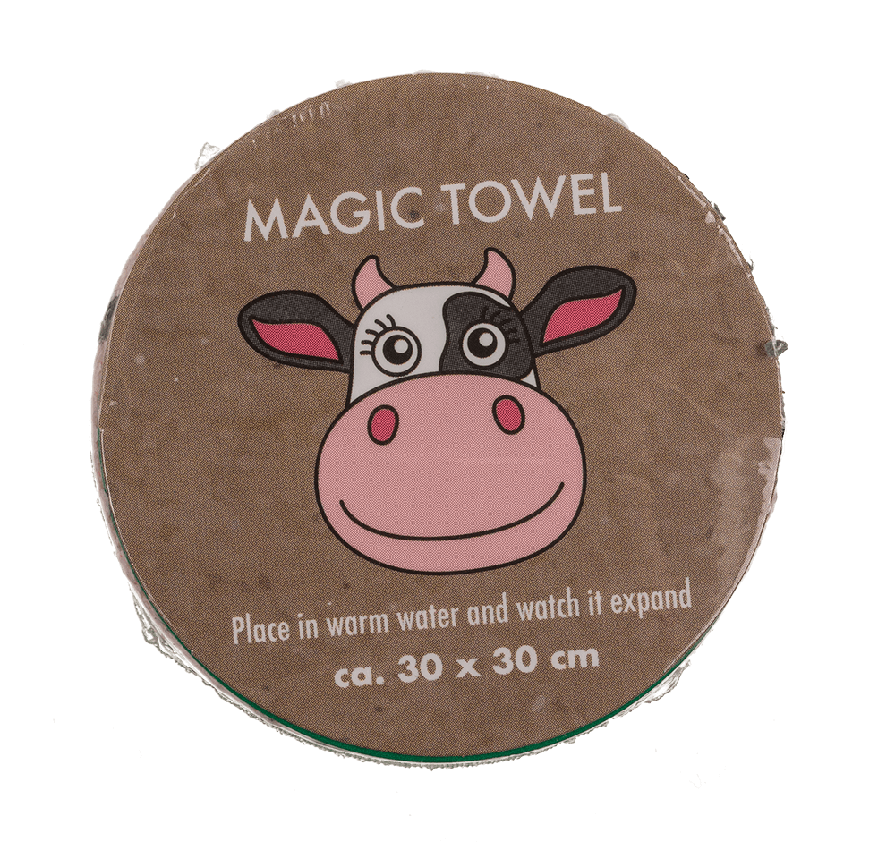 Magic cotton towel, Farm Animals,